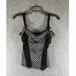 Polka Dot Corset Bebe top